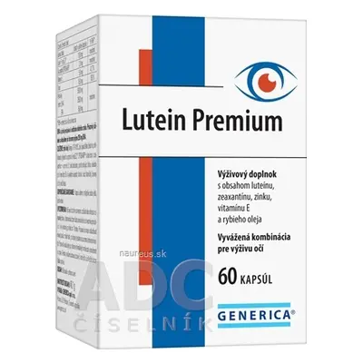 GENERICA spol. s r.o. GENERICA Lutein Premium cps 1x60 ks 60 ks