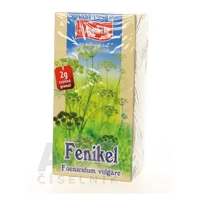 MEDIATE s.r.o. APOTHEKE čaj FENYKL OBECNÝ 20x2 g (40 g) 20 x 2 g