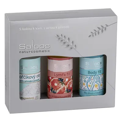 Saloos Dárková kazeta Hořčík & Lymfa & Body 50ml + 50ml + 50ml