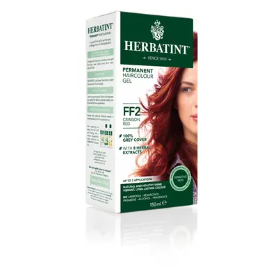 HERBATINT HERBATINT FF2 karmínová červená permanentní barva na vlasy 150 ml