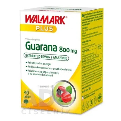 WALMARK, a.s. WALMARK Guarana 800 mg tbl 1x90 ks 800mg