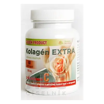 Pavol Kurbel GOLDEN PRODUCT Kolagen EXTRA s vitamínem C 40 mg cps 1x60 ks