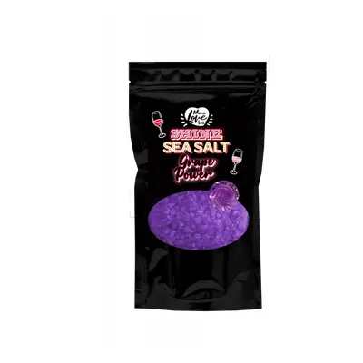 Monolove Třpytivá mořská sůl do koupele Grape Power 250 g