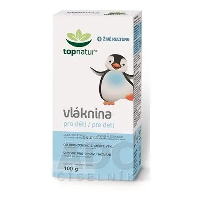 TOPNATUR s.r.o. topnatur VLÁKNINA PRO DĚTI plv 1x100 g 100 g