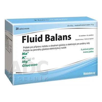 Vitabalans Oy Vitabalans Fluid Balans sáčku 1x20 ks 20 ks