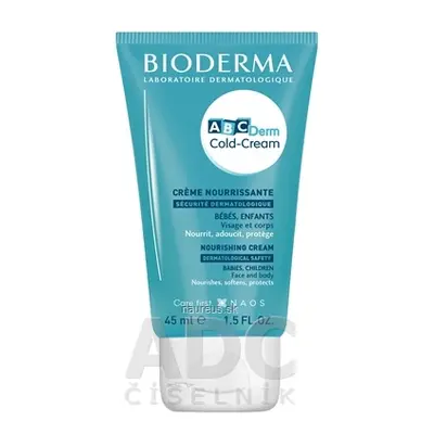 LABORATOIRE BIODERMA BIODERMA ABCDerm Cold Cream výživný ochranný pleťový krém 1x45 ml 45 ml