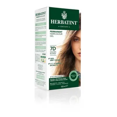 HERBATINT HERBATINT 7D zlatavá blond permanentní barva na vlasy 150 ml