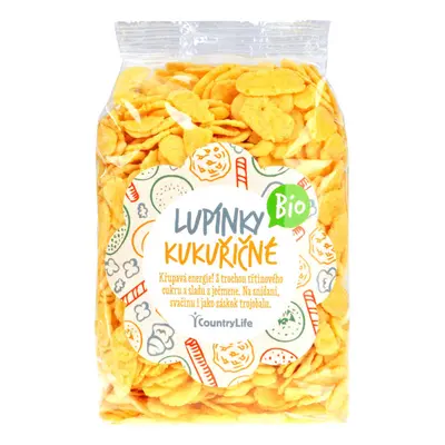 Country Life Lupínky kukuřičné 200 g BIO 200 g