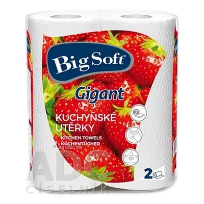 CELLTEX s. r. o. Big Soft Gigant Papírové kuchyňské utěrky kotouče 1x2 ks