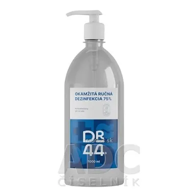 44 ENTERPRISE, s.r.o. DR.44 OKAMŽITÁ RUČNÍ DEZINFEKCE antibakteriální gel (75% ethanol) 1x1000 m