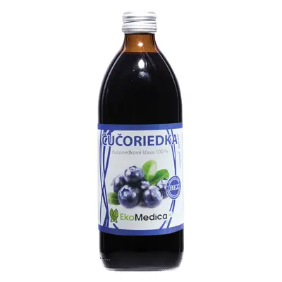 EkoMedica Šťáva Borůvka 100% - 500 ml 500 ml