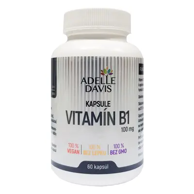 Adelle Davis Adelle Davis - Vitamin B1 100 mg, 60 kapslí 60 ks