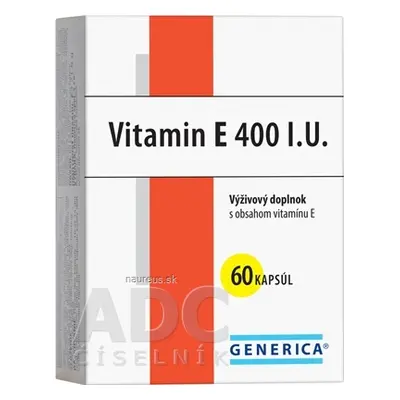 GENERICA spol. s r.o. GENERICA Vitamin E 400 IU cps 1x60 ks 60 ks