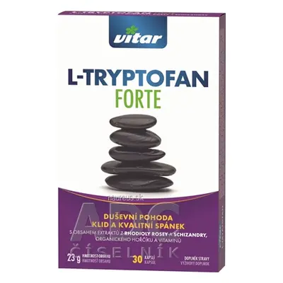 VITAR s.r.o. VITAR L-TRYPTOFAN FORTE cps 1x30 ks