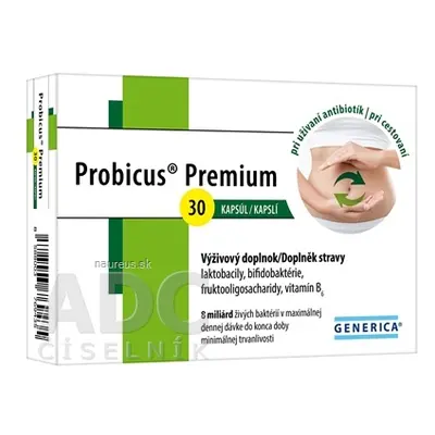 GENERICA spol. s r.o. GENERICA Probicus Premium cps 1x30 ks 30 ks