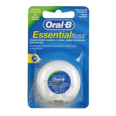 Procter and Gamble Pharmaceuticals UK Ltd. Oral-B Essential floss ZUBNÍ NIT 50 m, 1x1 ks 50 m, 1