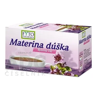 FYTOPHARMA, a.s. FYTO Mateřídouška 20x1 g (20 g) 20 x 1 g