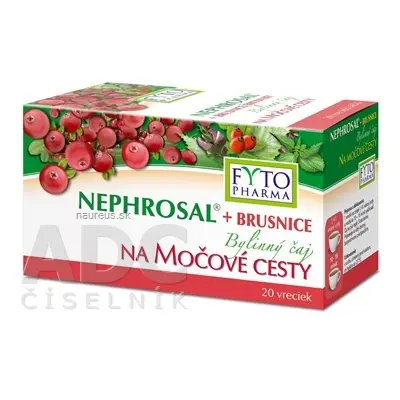 FYTOPHARMA, a.s. FYTO NEPHROSAL + BRUSINKY na močové cesty bylinný čaj 20x1,5 g (30 g) 20 x 1.5 