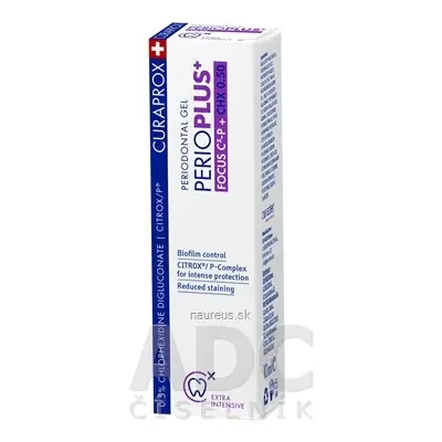 Curaden International AG CURAPROX Perio Plus Focus CHX 0,50% zubní gel 1x10 ml 10 ml