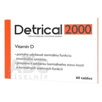 Natur Produkt Pharma S.p. Z o.o. Detrical 2000 tbl vitamín D 1x60 ks