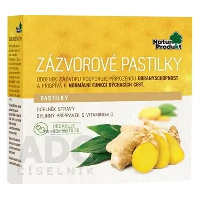 Klášterní officina 1 Naturprodukt zázvorový PASTILKY pas 1x20 ks 20 ks