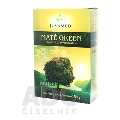 JUVAMED s.r.o. JUVAMED MATÉ GREEN ČAJ sypaný 1x50 g 50 g