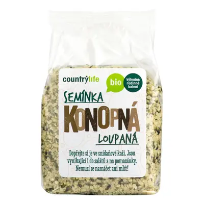 Country Life Konopná semínka loupané 250 g BIO COUNTRY LIFE 250 g