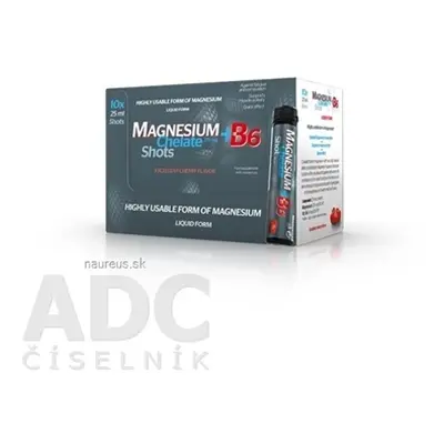 Salutem Pharma s.r.o. MAGNESIUM chelát + B6 cherry SALUTEM ampule na pití s višňovou příchutí (á