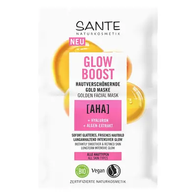 Sante Zlatá maska GLOW BOOST 2x4ml