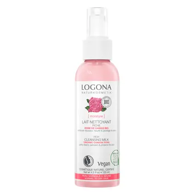 Logona Čistící mléko BIO Damašek růže a Kalpariane TM - 125ml 125ml