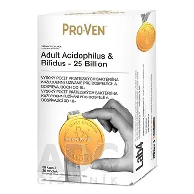 Cultech Limited PRO-VEN Adult Acidophilus & Bifidus - 25 Billion cps 1x30 ks 30 ks