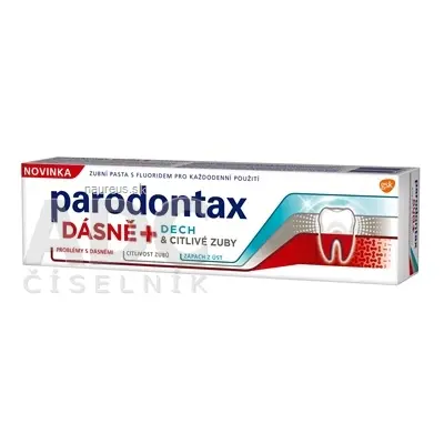 Maidenhead Parodontax DASNÁ + DECH & CITLIVÉ ZUBY zubní pasta 1x75 ml