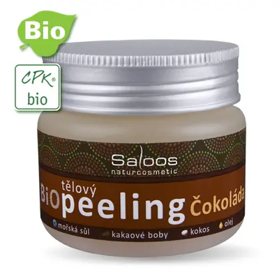 Saloos BIO tělový peeling Čokoláda 140 ml