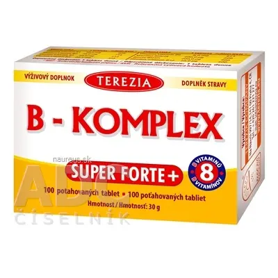 TEREZIA COMPANY s.r.o. TEREZIA B-KOMPLEX SUPER FORTE + tbl 1x100 ks