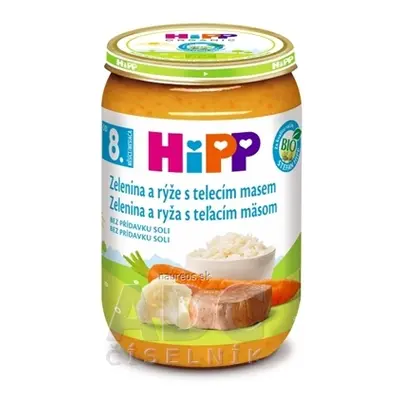 Hipp Beteiligungs AG HiPP Příkrm Zelenina, telecí maso a rýže Junior menu (od ukonč. 9. měsíce) 