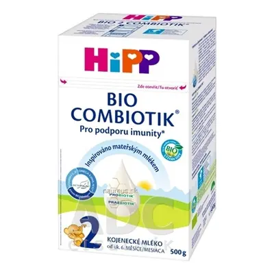 Hipp Beteiligungs AG HiPP 2 BIO COMBIOTIK (inov.2022) následná mléčná kojenecká výživa (od ukonč