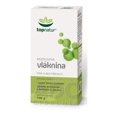 TOPNATUR s.r.o. topnatur VLÁKNINA rozpustná plv 1x100 g 100 g