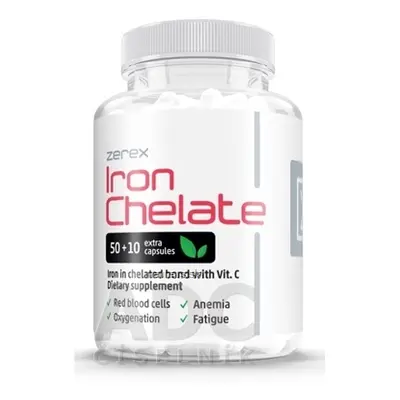 Active life Inv. s.r.o. Zerex Železo chelát + vitamín C tbl 1x60 ks