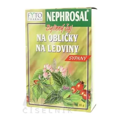 FYTOPHARMA, a.s. FYTO NEPHROSAL Bylinný ČAJ NA LEDVINY sypaný 1x40 g 40 g