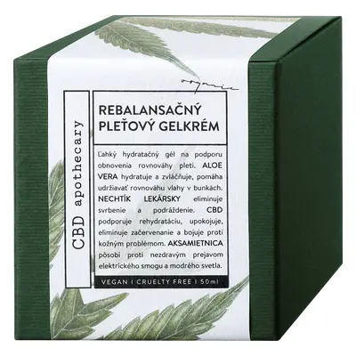 SOAPHORIA Rebalansačný pleťový gélkrém 300 mg CBD 50 ml