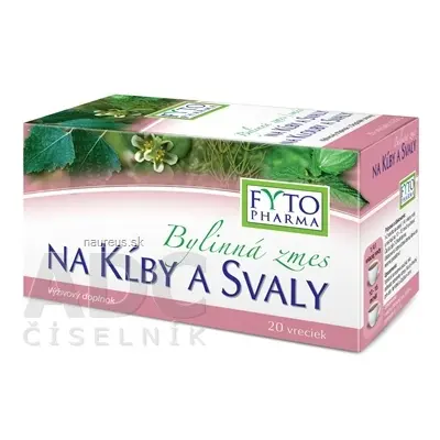 FYTOPHARMA, a.s. FYTO Bylinná směs NA KLOUBY A SVALY (původně čaj) 20x1,25 g (25 g) 20 ks