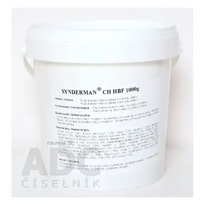 Herbacos Recordati s.r.o. SYNDERMAN CH HBF - HR ung 1x1000 g 1 kg