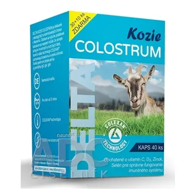 DELTA MEDICAL DELTA COLOSTRUM Kozí cps 30+10 zdarma (40 ks)