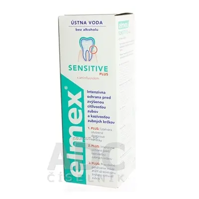 Colgate -Palmolive ELMEX SENSITIVE PLUS ústní voda 1x400 ml 1x400 ml