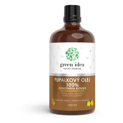 TOPVET Pupalkový olej 100% 100ml 100 ml