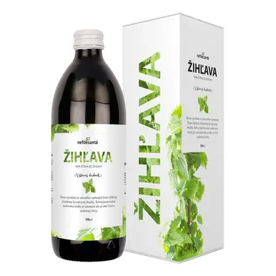 Nefdesante KOPŘIVA (100% šťáva z listů kopřivy dvoudomé s přídavkem vitamínu C 500 ml) 500 ml