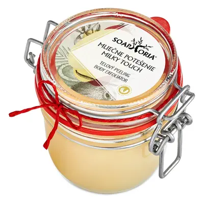 SOAPHORIA Mléčné potěšení - organický solný tělový peeling 250 ml