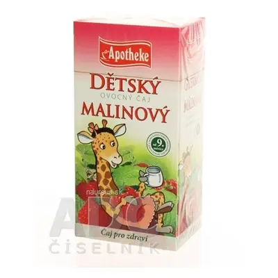 MEDIATE s.r.o. APOTHEKE DĚTSKÝ OVOCNÝ ČAJ MALINOVÝ (od ukončeného 9. měsíce) 20x2 g (40 g) 20 x 