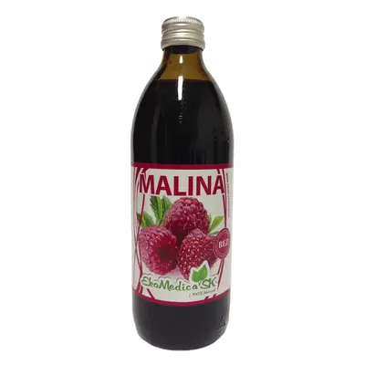 EkoMedica Šťáva Malina 100% - 500 ml 500 ml