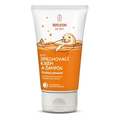 Weleda 2 v 1 sprchový krém a šampon Šťastný pomeranč 150 ml